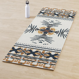 Tapete De Yoga Padrão tribal nativo