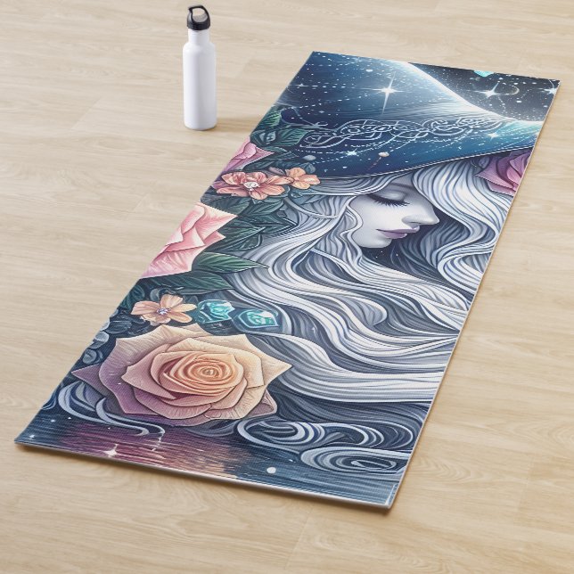 Tapete De Yoga Paisagem dos Sonhos da Bruxa da Rosa Celestial (In Situ)