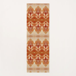 Tapete De Yoga Pale Peachy Ikat 3
