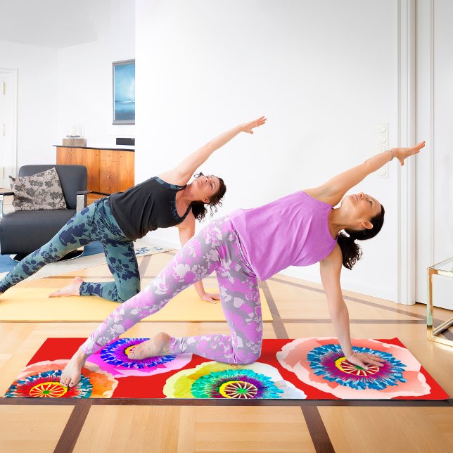 Tapete De Yoga Papoilas aquáticas (Criador carregado)