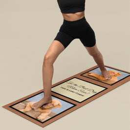 Tapete De Yoga Para a melhor mãe de cão, Foto e Texto personaliza