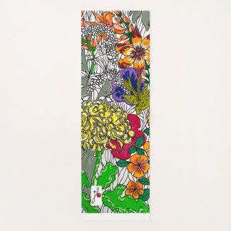 Tapete de Yoga para Arranjo de Flores