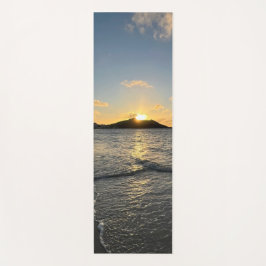 Tapete De Yoga Paraíso Tropical de Caribe Beach Sunset