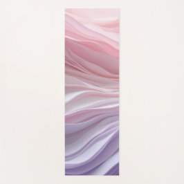 Tapete De Yoga Pastel Calming Wave Pattern