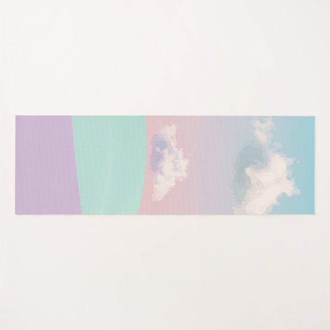 Tapete De Yoga Pastel Dreamscape (Frente (Horizontal))