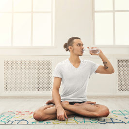 Tapete De Yoga pastel estilo vintage