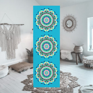 Tapete De Yoga Pastel Floral Mandala Yoga Mat