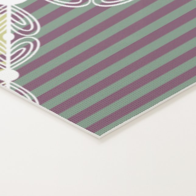 Tapete De Yoga Pastel Floral Quilt Squares (Detalhe)