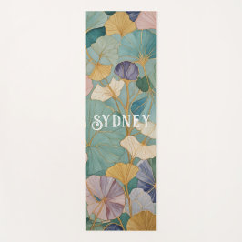 Tapete De Yoga Pastel Gingko Sussurro