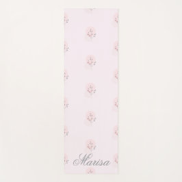 Tapete De Yoga Pastel Yoga Mat Personalizado - Nome Personalizado