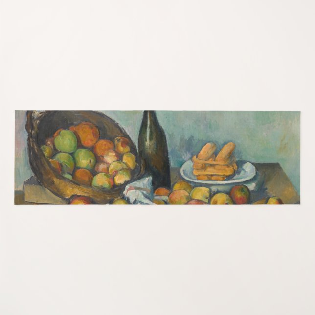 Tapete De Yoga Paul Cezanne - A Cesta das Maçãs (Frente (Horizontal))