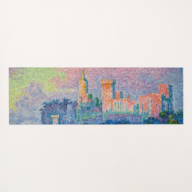 Tapete De Yoga Paul Signac - O Palácio Papal, Avignon (Verso (Horizontal))