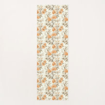 Peach Blossom Floral estilo Vintage