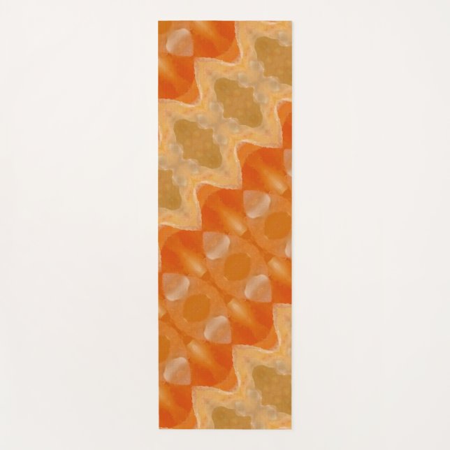 Tapete De Yoga Peachy Ikat (Frente)