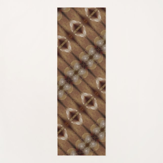 Tapete De Yoga Peachy Ikat 3 (Frente)