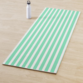 Tapete De Yoga Pearl Aqua Vertical Stripped Yoga Mat