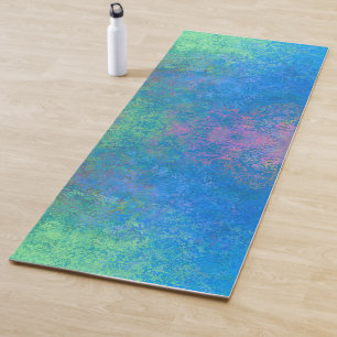 Tapete De Yoga Pelas Tinta de Álcool do Mar, Pó de Acrílico Ab