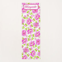 Peônias Florais Personalizadas em Aquarela Branca