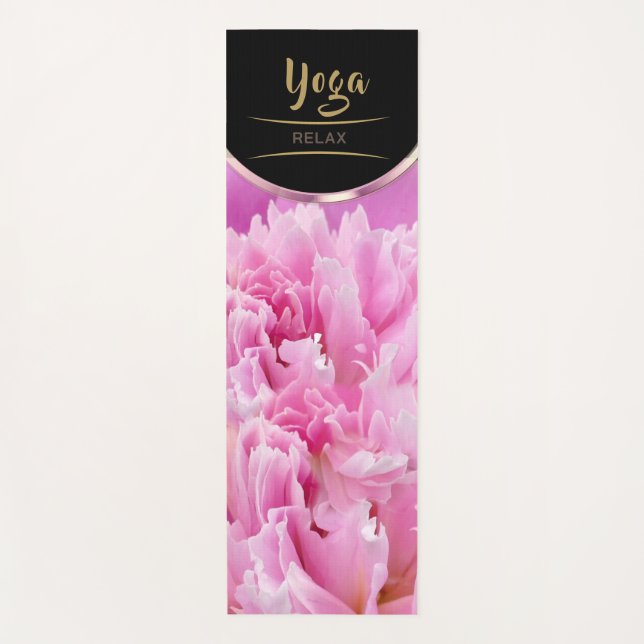 Tapete De Yoga Peony Close - Yoga Mat (Frente)