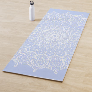 Tapete De Yoga Periwinkle Mandala - Bora em Juniper Berry