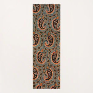 Tapete De Yoga Persa Oriental, Padrão Paisley Turco