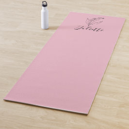 Tapete De Yoga Personalizada May Lily da Flor de Nascimento do Va