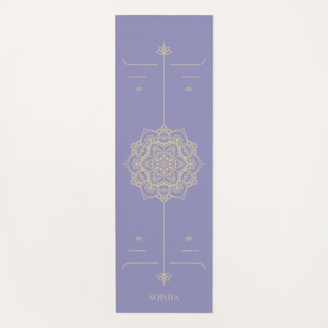 Tapete de Yoga Personalizado com Sistema de Alinha (Frente)