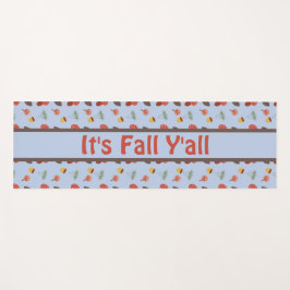 Tapete de Yoga Personalizado de Outono