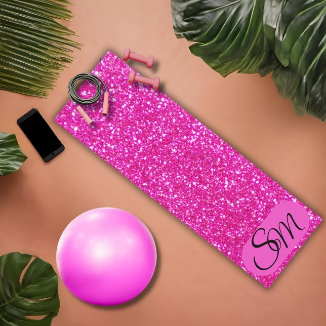Tapete de Yoga Personalizado Glamour Glitz (Criador carregado)