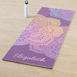 Tapete de Yoga Personalizado Íris Mandala