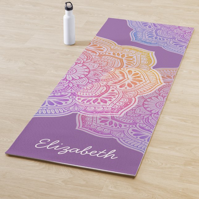 Tapete de Yoga Personalizado Íris Mandala (Criador carregado)