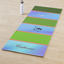 Tapete De Yoga Personalizar Cor do Pastel Aestésico
