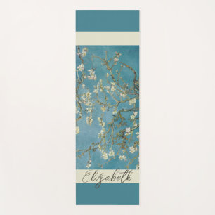 Tapete De Yoga Personalize a flor da amêndoa de Vincent van Gogh
