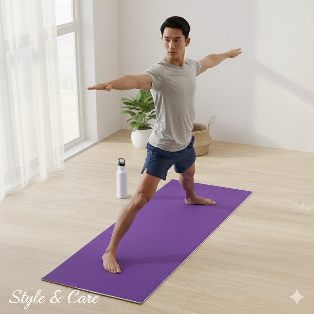 Tapete De Yoga Personalize seu roxo real (Personalize Your Royal Purple Yoga Mat)