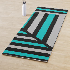 Tapete De Yoga Perspectiva Moderna Stripe