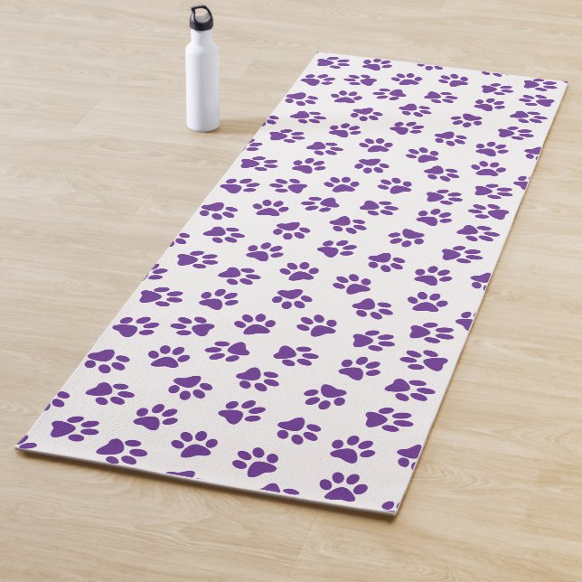 Tapete De Yoga Pestor De Patas, Patas Cachorros, Patas Roxas (In Situ)