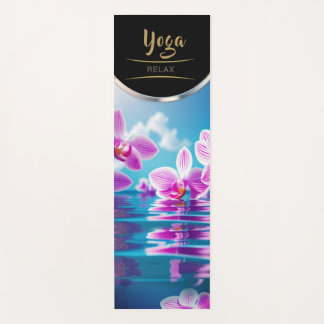Tapete De Yoga Pétalas Orquídeas Rosa - Ioga Mat