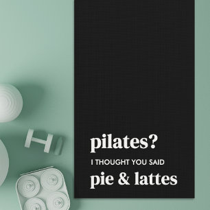 Tapete De Yoga Pilatos? Pensei que tinhas dito torta e latte
