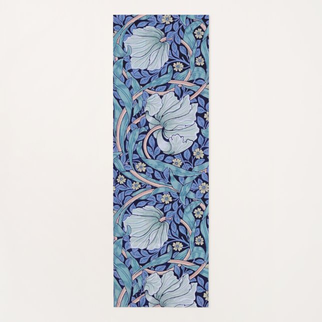 Tapete De Yoga Pimpernel Blue, William Morris (Frente)