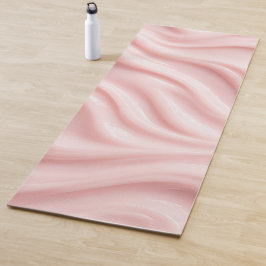 Tapete De Yoga Pink Cream Abstract Design
