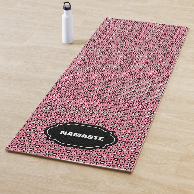 Tapete De Yoga PINK LEOPARD IMPRIMIR Yoga Mat ecológico (In Situ)