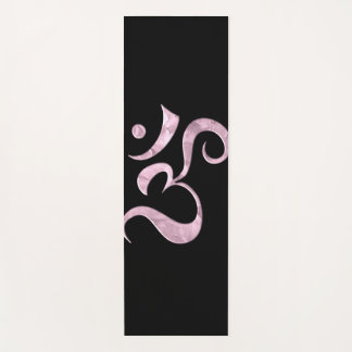 Tapete De Yoga Pink Sparkle Om 