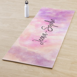 Tapete De Yoga Pink watercolor 