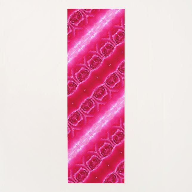 Tapete De Yoga Pinkey Rosa Ikat 8 (Frente)