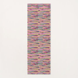 Tapete De Yoga Pinks e Dourado Yoga Mat Striped - Na moda e Não-S