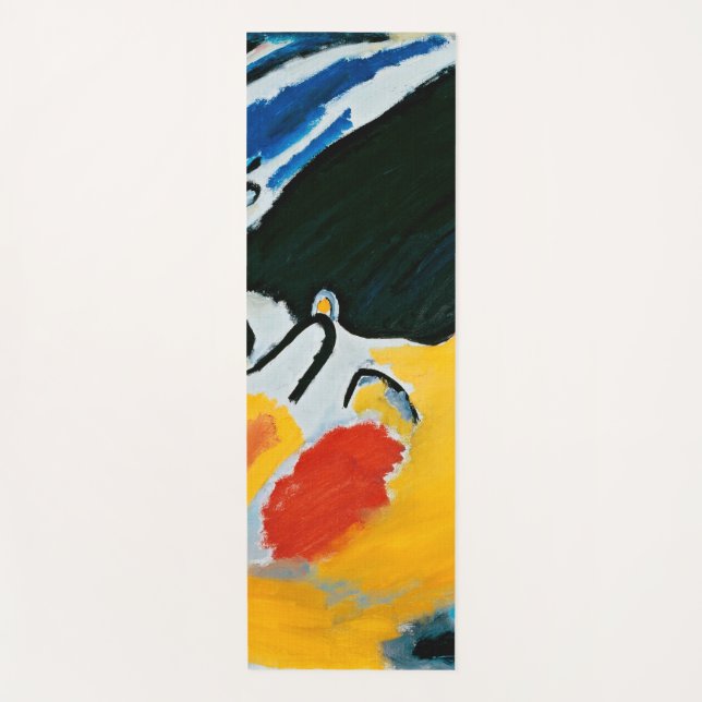 Tapete De Yoga Pintura de Abstrato do concerto de Impressão de Ka (Frente)