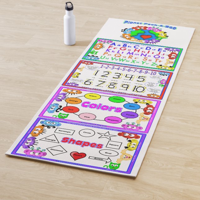 Tapete De Yoga Planet Peek-A-Boo Learning Play Mat Series (In Situ)