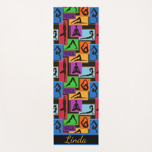 Tapete De Yoga Poses Personalizadas (Frente)