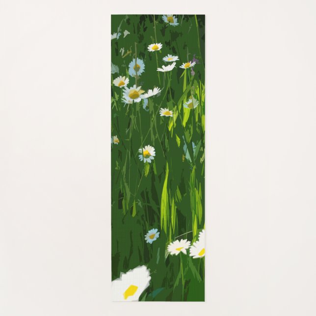 Tapete De Yoga Prado de flores (Frente)