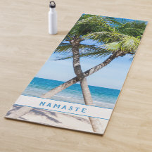 Praia Tropical Palmeiras Foto Personalizada DIY